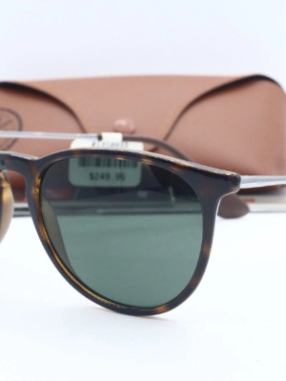 Ray-Ban Erika RB 4171 710/71 Pilot Tortoise Sunglasses Gray Gradient Lenses (A)